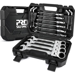 Prostormer 20-Piece Ratcheting Combination Wrench Set(14-Piece Metric)